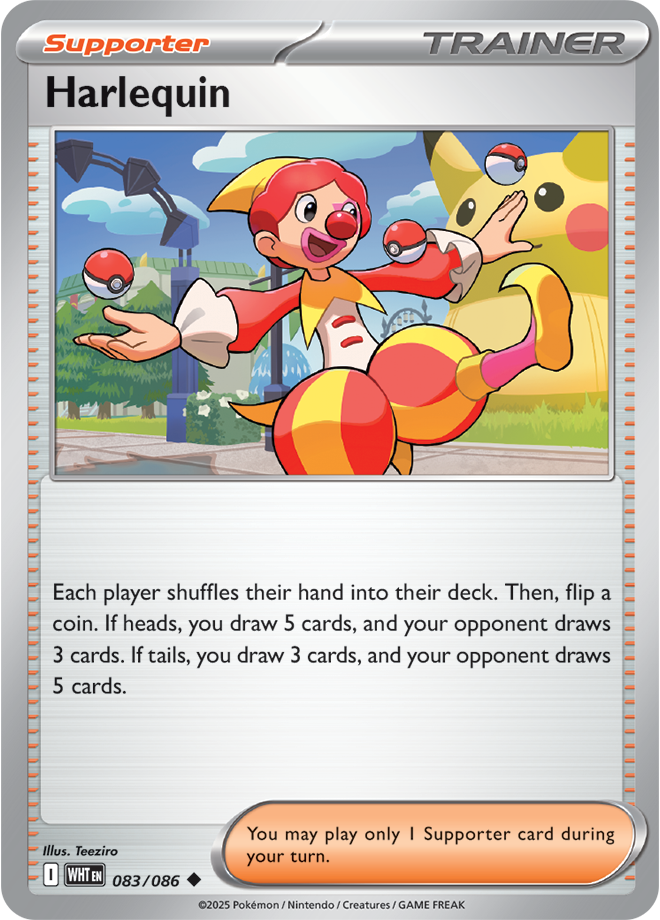 Scarlet & Violet White Flare 083/086 Harlequin Reverse Holo