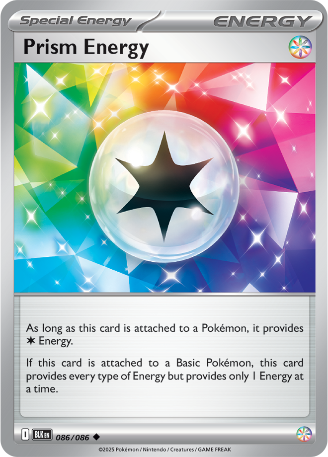 Scarlet & Violet Black Bolt 086/086 Prism Energy Reverse Holo