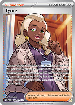 Scarlet & Violet Prismatic Evolutions 143/131 Tyme Full Art