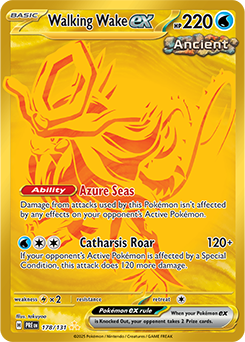 Scarlet & Violet Prismatic Evolutions 178/131 Walking Wake ex Full Art