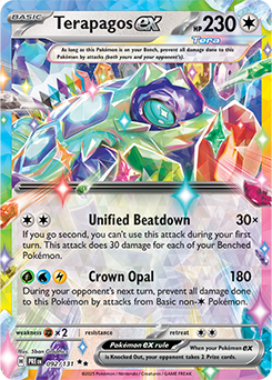 Scarlet & Violet Prismatic Evolutions 092/131 Terapagos ex Full Art