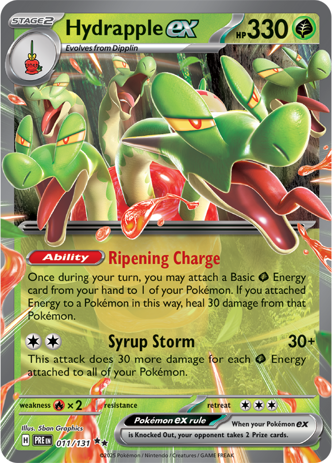 Scarlet & Violet Prismatic Evolutions 011/131 Hydrapple ex