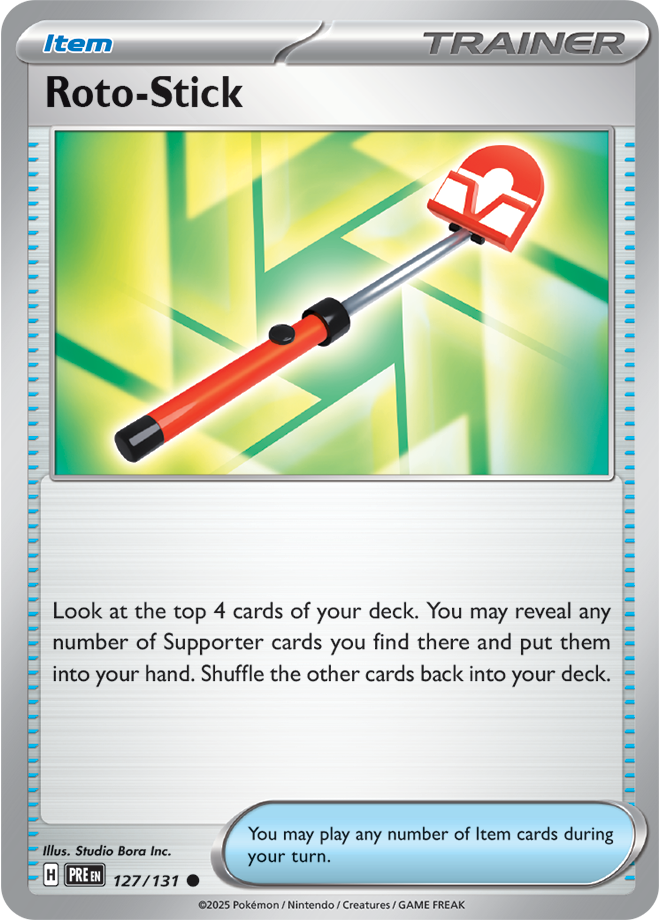 Scarlet & Violet Prismatic Evolutions 127/131 Roto-Stick