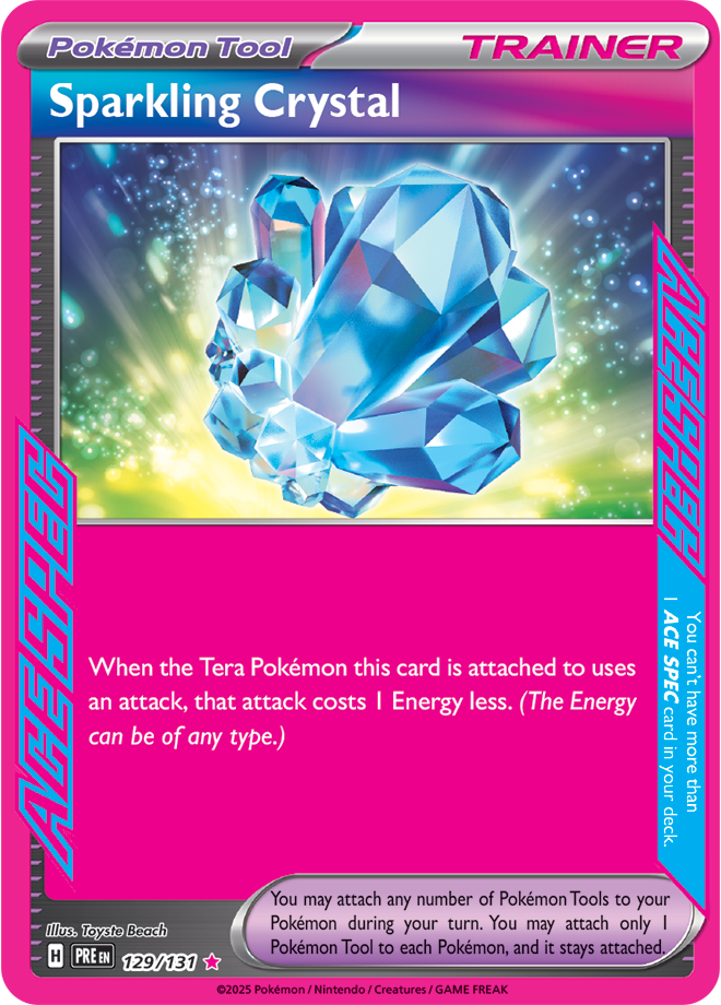 Scarlet & Violet Prismatic Evolutions 129/131 Sparkling Crystal