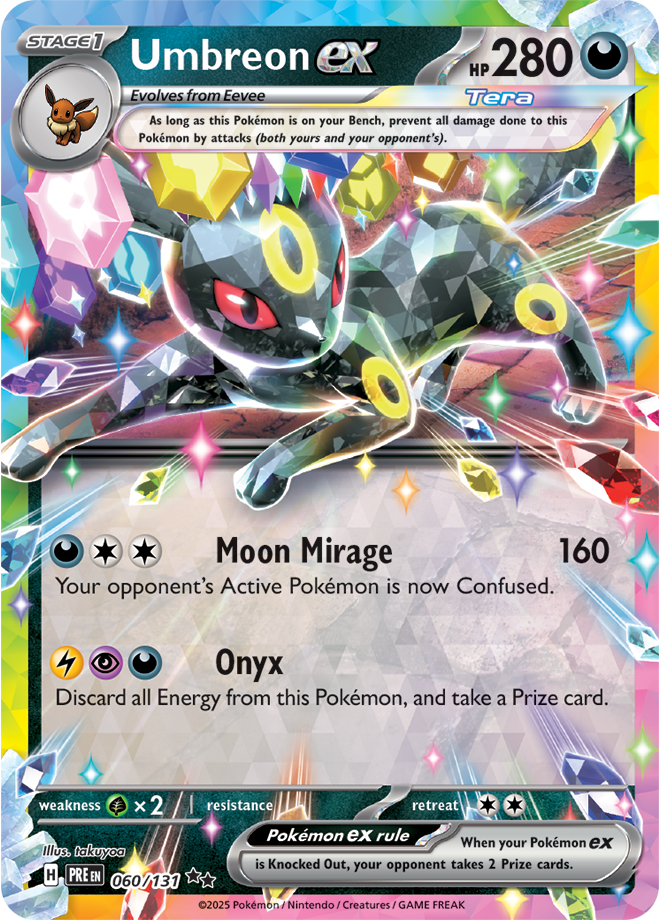 Scarlet & Violet Prismatic Evolutions 060/131 Umbreon ex