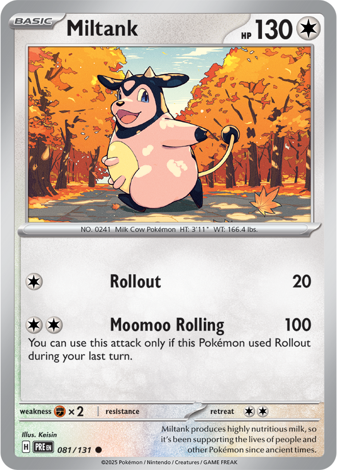 Scarlet & Violet Prismatic Evolutions 081/131 Miltank