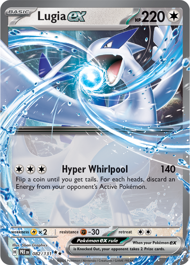 Scarlet & Violet Prismatic Evolutions 082/131 Lugia ex