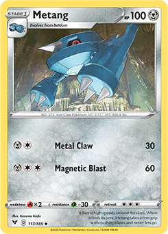 Sword & Shield Vivid Voltage 117/185 Metang