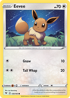 Sword & Shield Vivid Voltage 130/185 Eevee
