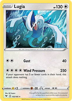 Sword & Shield Vivid Voltage 132/185 Lugia
