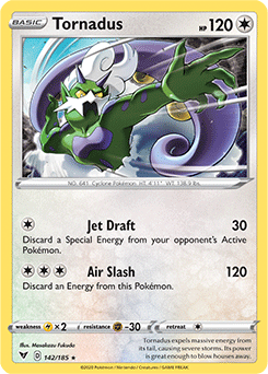 Sword & Shield Vivid Voltage 142/185 Tornadus