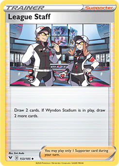 Sword & Shield Vivid Voltage 153/185 League Staff