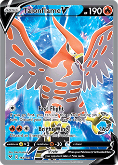 Sword & Shield Vivid Voltage 168/185 Talonflame V