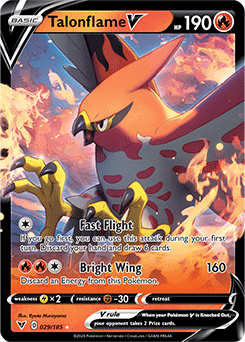 Sword & Shield Vivid Voltage 029/185 Talonflame V