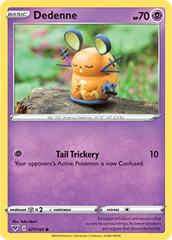 Sword & Shield Vivid Voltage 077/185 Dedenne