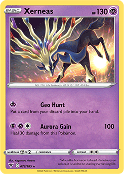 Sword & Shield Vivid Voltage 078/185 Xerneas
