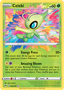 Sword & Shield Vivid Voltage 009/185 Celebi