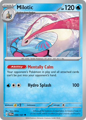 Scarlet & Violet Twilight Masquerade 050/167 Milotic Reverse Holo