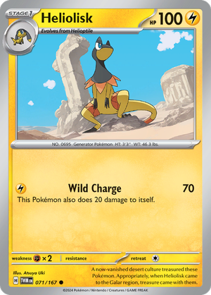 Scarlet & Violet Twilight Masquerade 071/167 Heliolisk