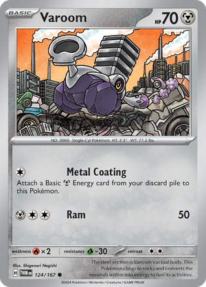 Scarlet & Violet Twilight Masquerade 124/167 Varoom