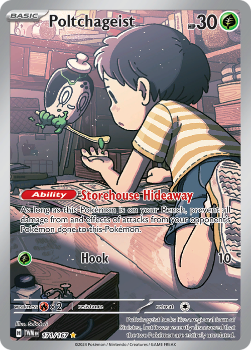 Scarlet & Violet Twilight Masquerade 171/167 Poltchageist