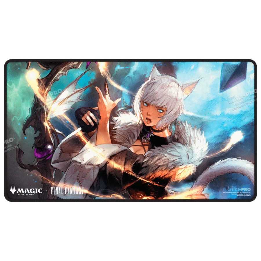 Magic: The Gathering - Final Fantasy Black Stitched Playmat Premium Z