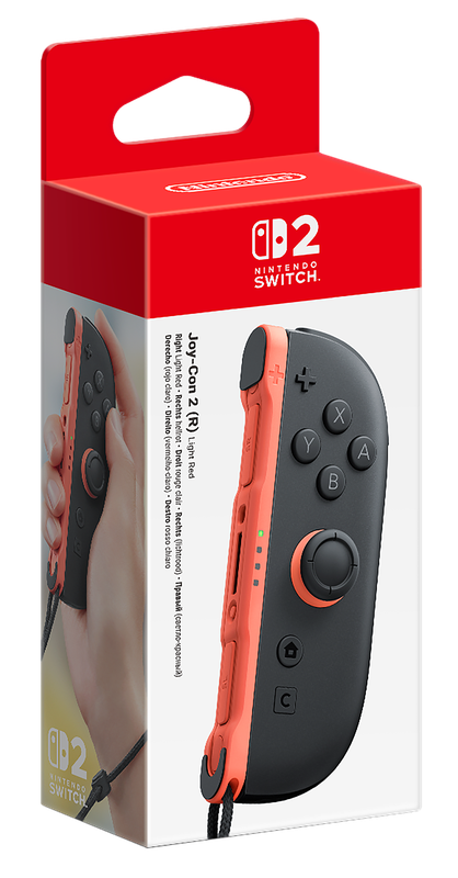 Nintendo Switch 2 Joy-Con (R) Light Red