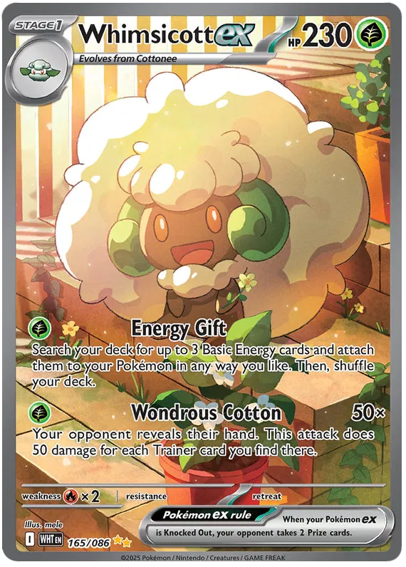 Scarlet & Violet White Flare 165/086 Whimsicott ex