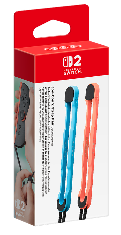 Nintendo Switch 2 Joy-Con Strap Pair Light Blue/Light Red