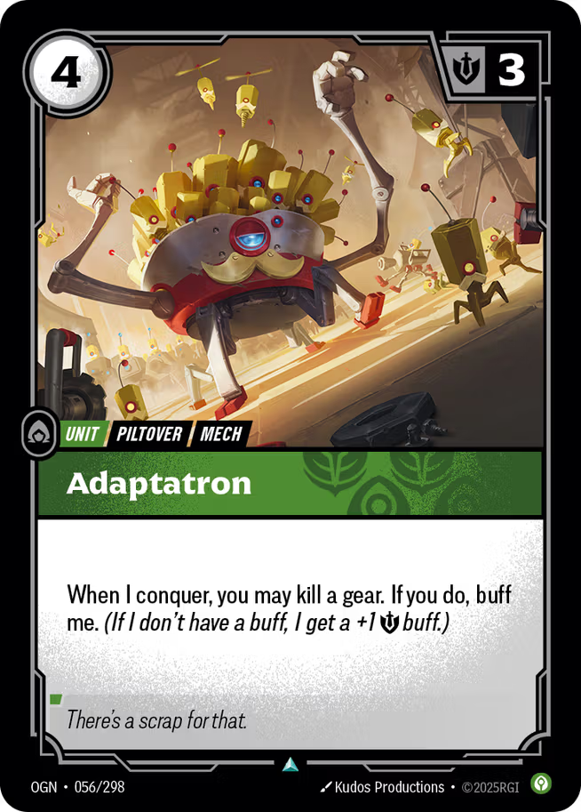 Riftbound: League of Legends TCG Origins 056/289 Adaptatron Foil