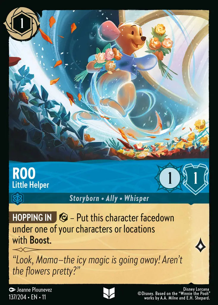 Disney Lorcana Winterspell 137/204 Roo - Little Helper