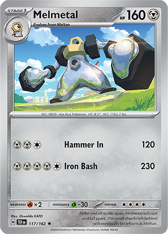 Scarlet & Violet Temporal Forces 117/162 Melmetal