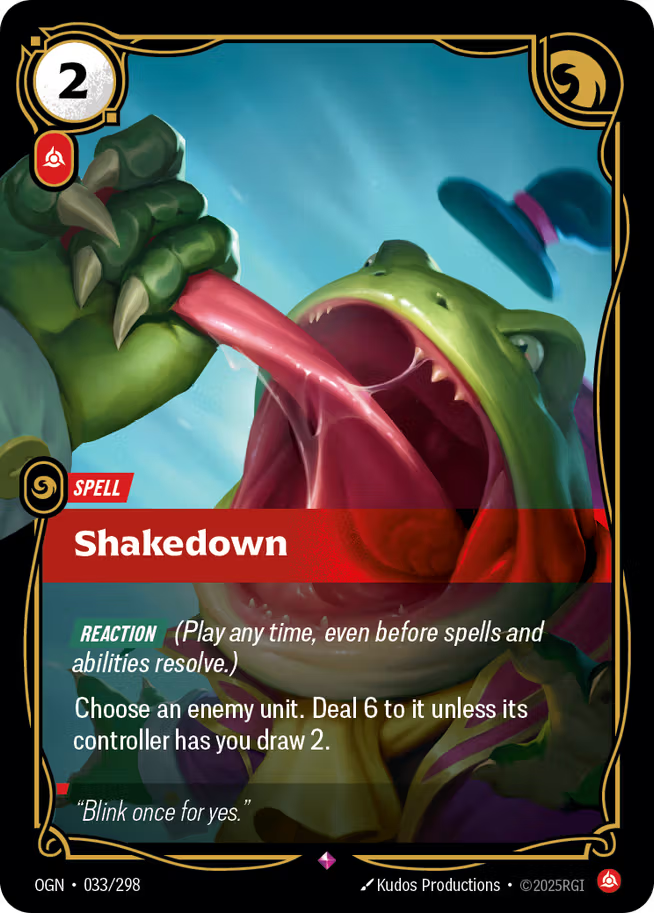 Riftbound: League of Legends TCG Origins 033/289 Shakedown