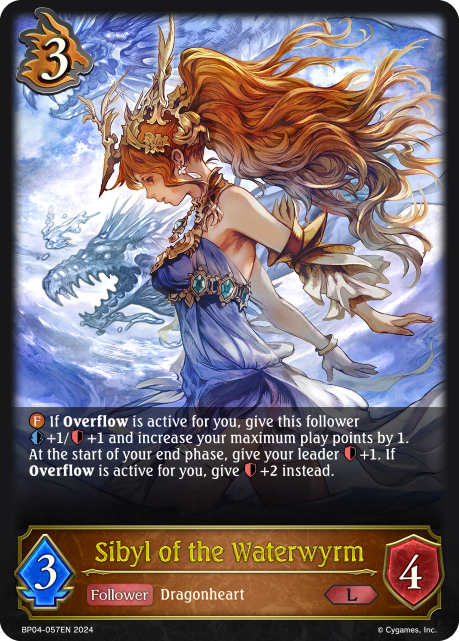 Cosmic Mythos BP04-057 Sibyl of the Waterwyrm Foil