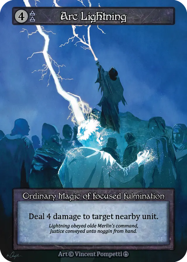 Sorcery Contested Realm Arthurian Legends - Arc Lightning