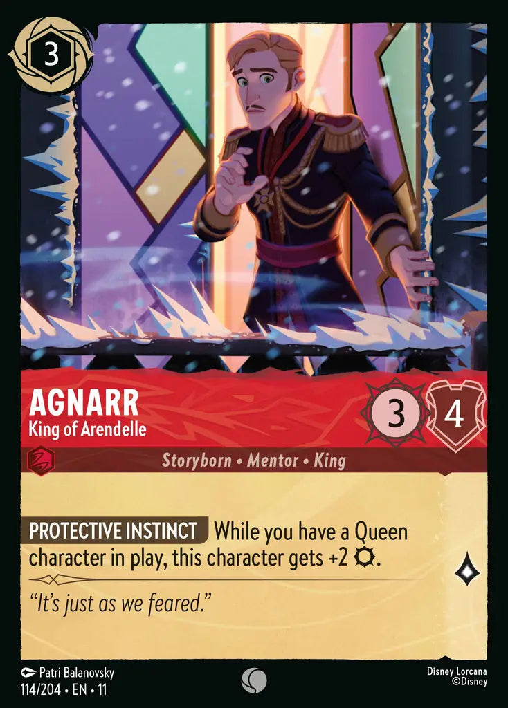 Disney Lorcana Winterspell 114/204 Agnarr - King of Arendelle
