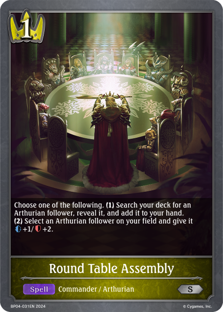 Cosmic Mythos BP04-031 Round Table Assembly