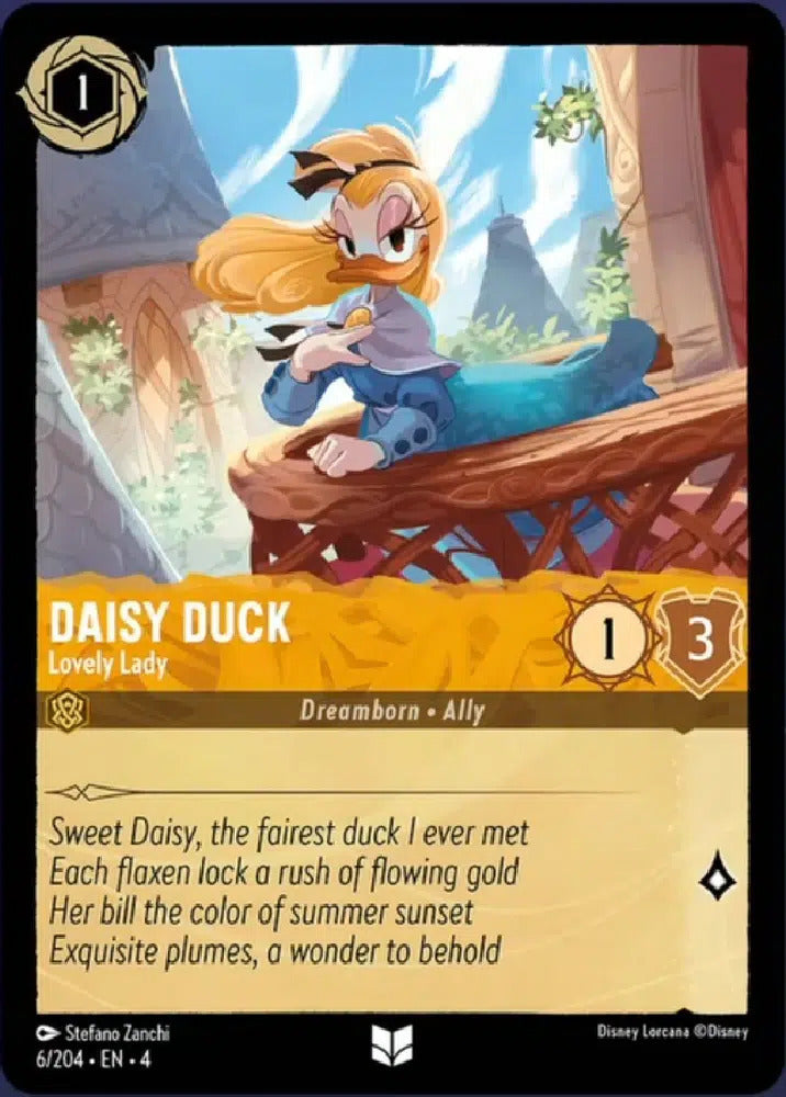 Disney Lorcana Ursula's Return 006/204 DAISY DUCK Lovely Lady