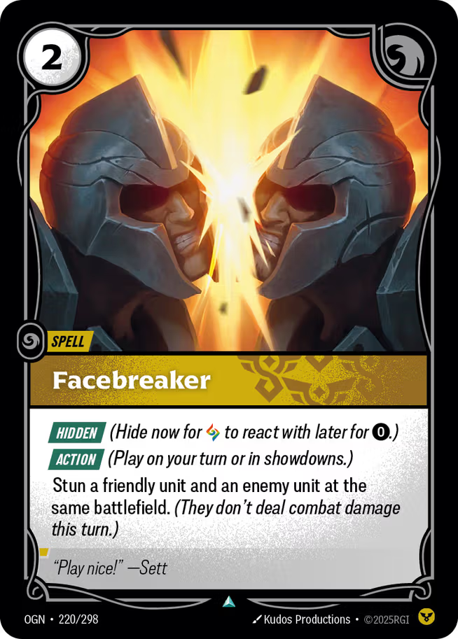 Riftbound: League of Legends TCG Origins 220/289 Facebreaker
