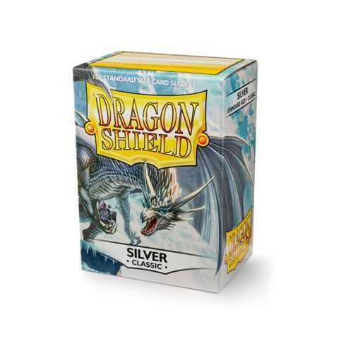 Dragon Shield Classic - Silver Sleeves (100)