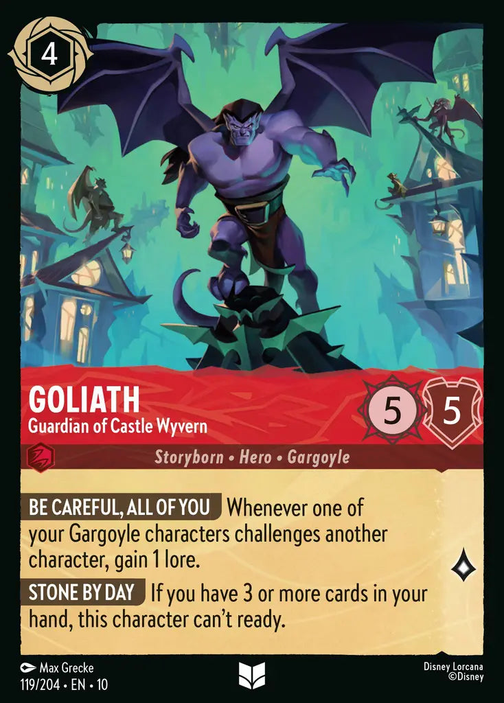 Disney Lorcana Whispers in the Well 119/204 Goliath - Guardian of Castle Wyvern