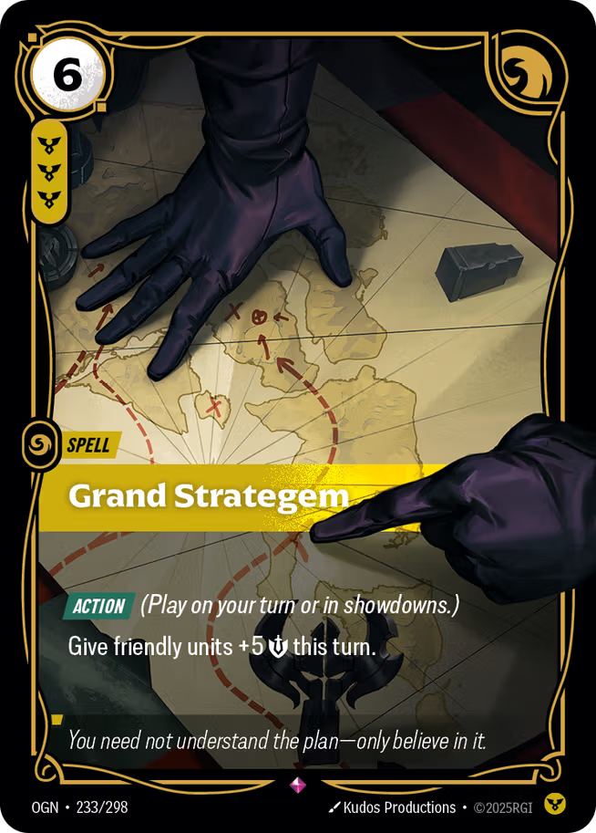Riftbound: League of Legends TCG Origins 233/289 Grand Strategem