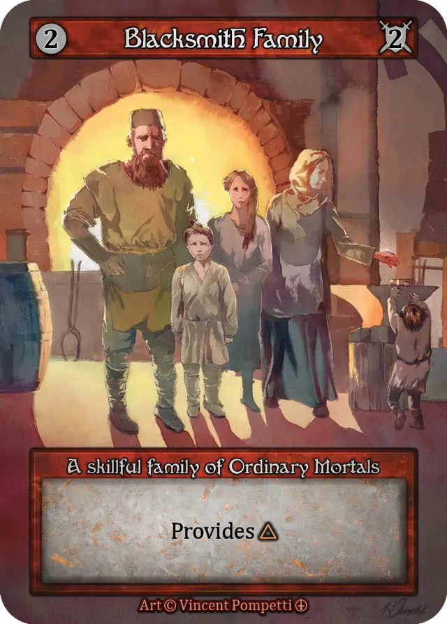 Sorcery Contested Realm Arthurian Legends - Blacksmith Family