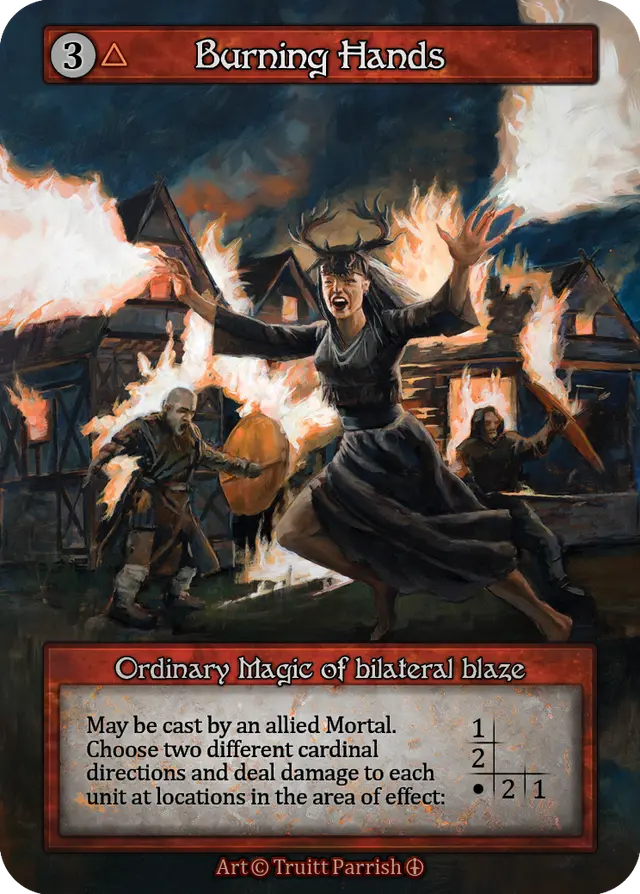 Sorcery Contested Realm Arthurian Legends - Burning Hands