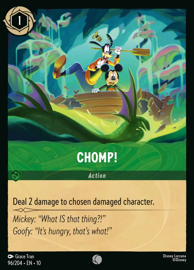 Disney Lorcana Whispers in the Well 096/204 Chomp!