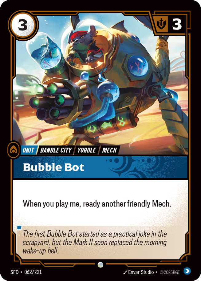 Riftbound: League of Legends TCG Spiritforged 062/221 Bubble Bot