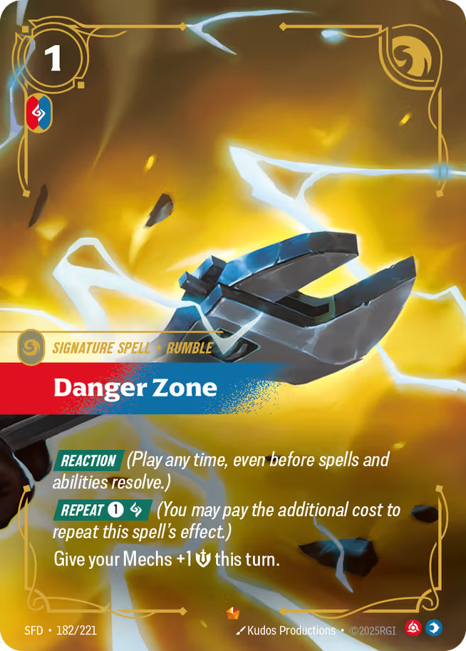 Riftbound: League of Legends TCG Spiritforged 182/221 Danger Zone