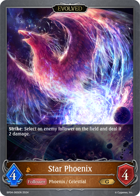 Cosmic Mythos BP04-065 Star Phoenix Foil
