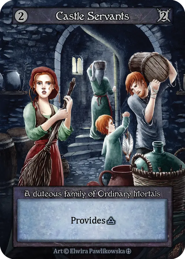 Sorcery Contested Realm Arthurian Legends - Castle Servants