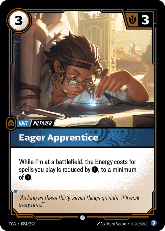 Riftbound: League of Legends TCG Origins 084/289 Eager Apprentice